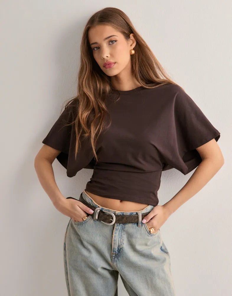 Summer Batwing Sleeve T-shirt