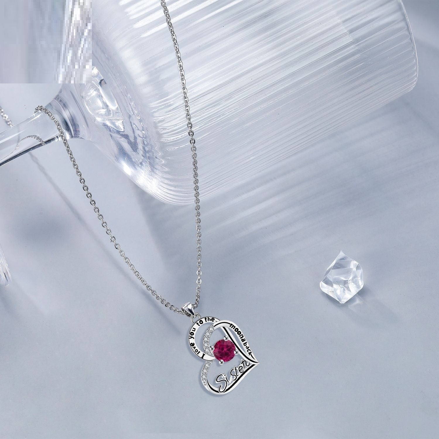 Sister Silver Necklace