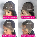Body Wave Human Hair Curly Wigs