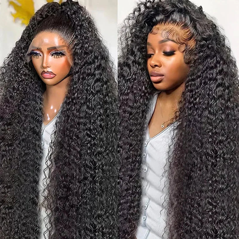 Transparent HD Lace Frontal Curly Wigs