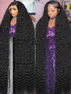 Water Wave Lace Front Curly Wigs