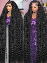 Water Wave Lace Front Curly Wigs