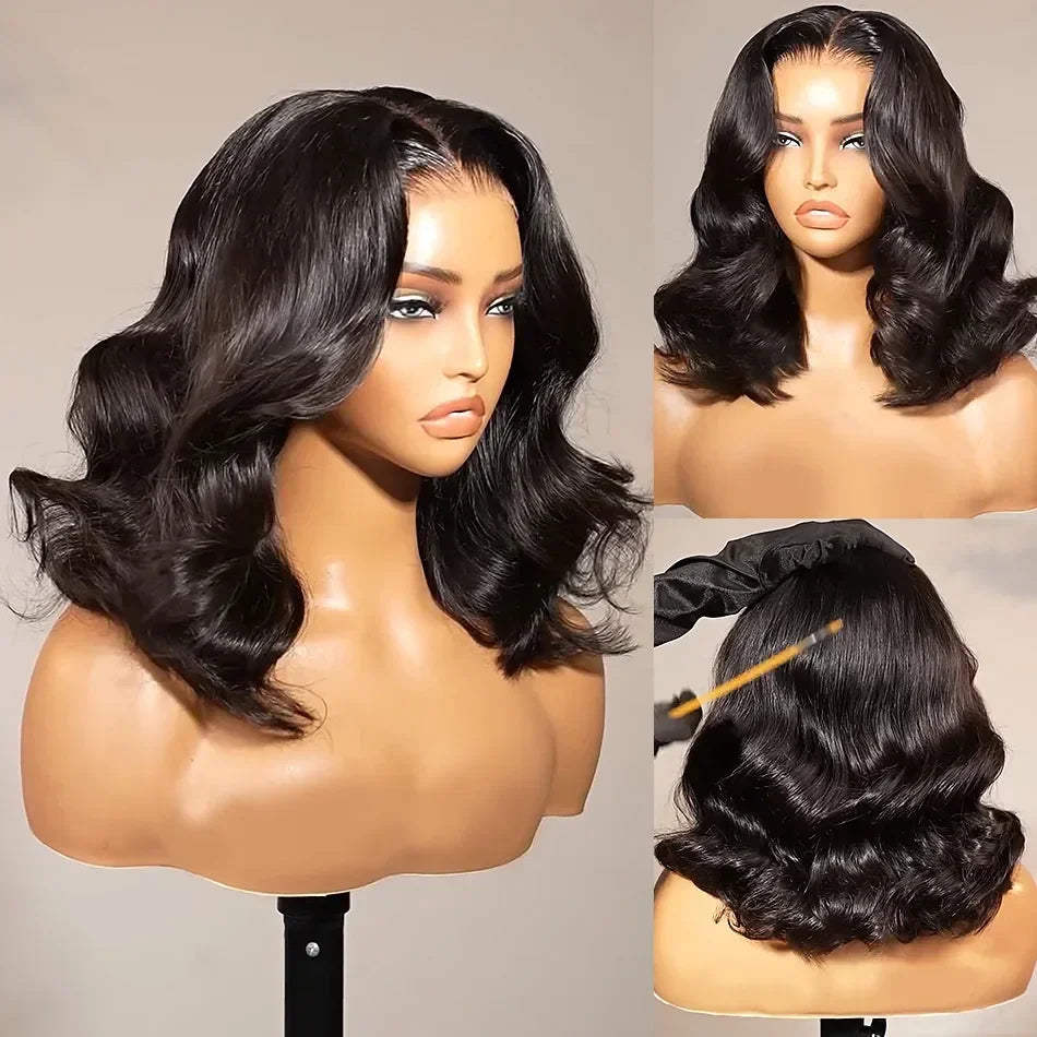 Body Wave Short Human Hair Wigs