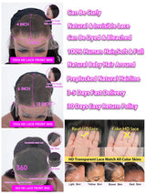 Deep Wave Lace Frontal Wigs