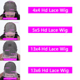 Chocolate Brown Hd Lace Frontal Human Hair Wigs