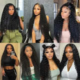 Hd Lace Closure Curly Glueless Wig