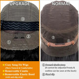 Deep Wave Strap Snug Fit Wig