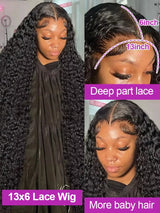 Water Wave Lace Front Curly Wigs