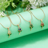 Elegant Tulip Necklace