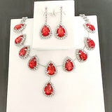 Blue Zirconia Necklace